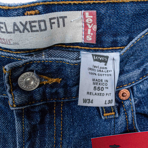 Levis 550 Relaxed Fit Jeans Skater Grunge