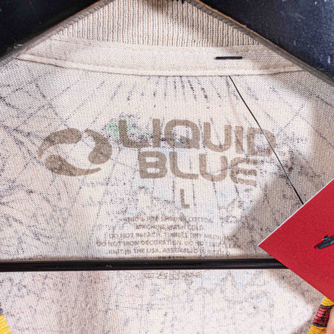 Liquid Blue Atlas Old World Map AOP T-Shirt