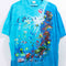 Liquid Blue Tropical Reef Fish Turtles T-Shirt