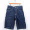 Baggy Embroidered Jean Shorts Jorts Hip Hop Corked