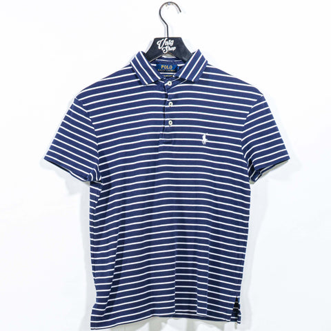 Polo Ralph Lauren Pony Striped Polo Shirt Pima Soft Touch