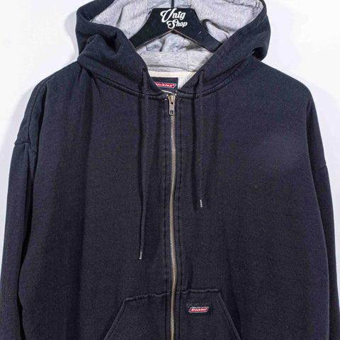 Dickies Blank Thermal Lined Zip Hoodie Sweatshirt
