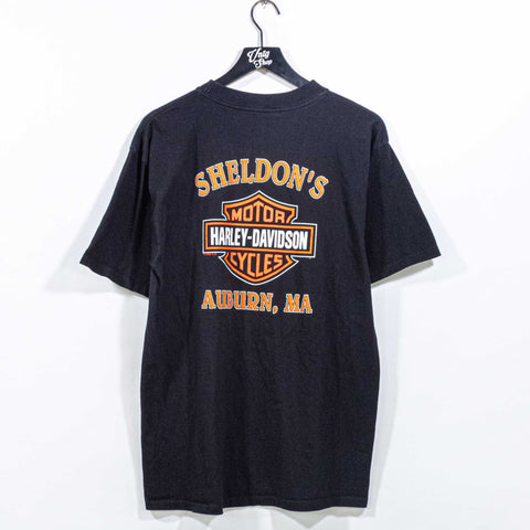 Harley Davidson Motorcycles T-Shirt Flames Another Legend Begins