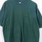 Old Navy Blank Green Pocket T-Shirt Single Stitch