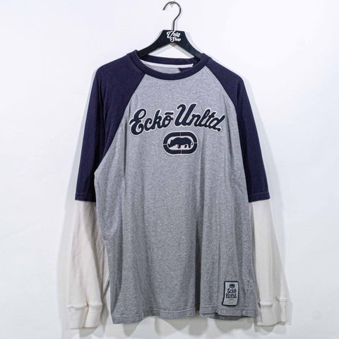 Ecko Unltd Rhino Layered T-Shirt Long Sleeve Hip Hop Baggy