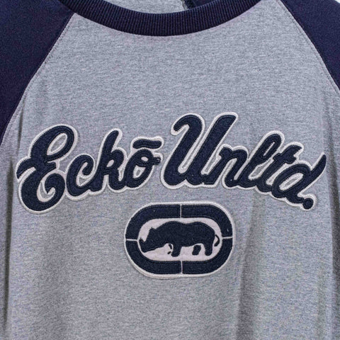 Ecko Unltd Rhino Layered T-Shirt Long Sleeve Hip Hop Baggy