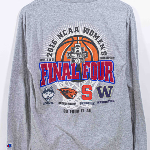 NCAA Womens Final Four Basketball T-Shirt Long Sleeve 2016 UCONN Syracuse