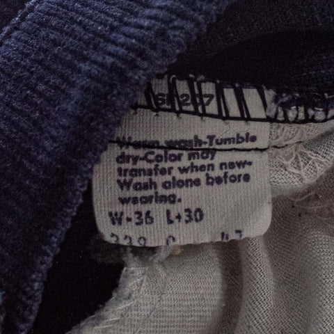 Levis 519 Corduroy Pants White Tab Made in USA
