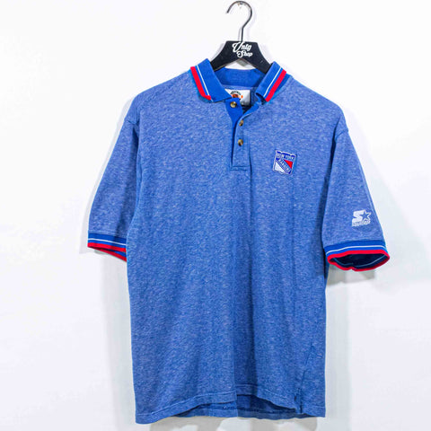 Starter New York Rangers NHL Polo Shirt Hockey