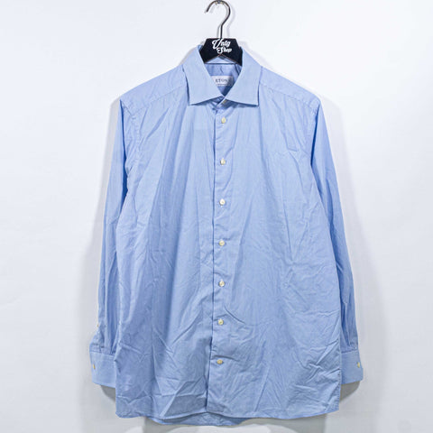 ETON Contemporary Plaid Check Button Shirt