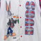 Bugs Bunny Looney Tunes Aztec Baseball Jersey Freeze