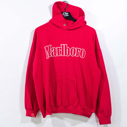 Marlboro Spell Out Hoodie Sweatshirt