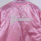 New York Yankees Pink Satin Bomber Jacket MLB