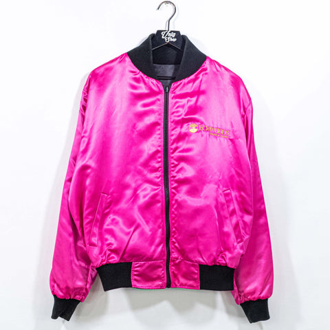 Foxwoods Resort & Casino Satin Bomber Jacket Reversible