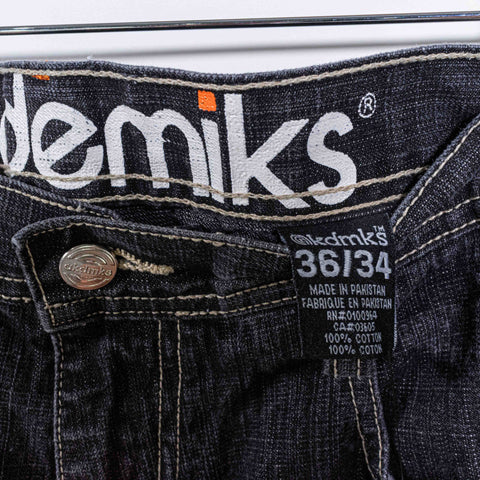 Akademiks Baggy Jeans Hip Hop Wide Leg