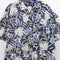 Ocean Pacific Floral Hawaiian Shirt Resort Tiki