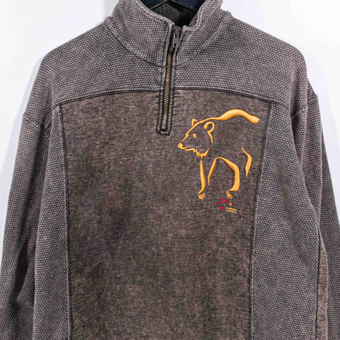 Graham Howard Designs Bear 1/4 Zip Sweatshirt