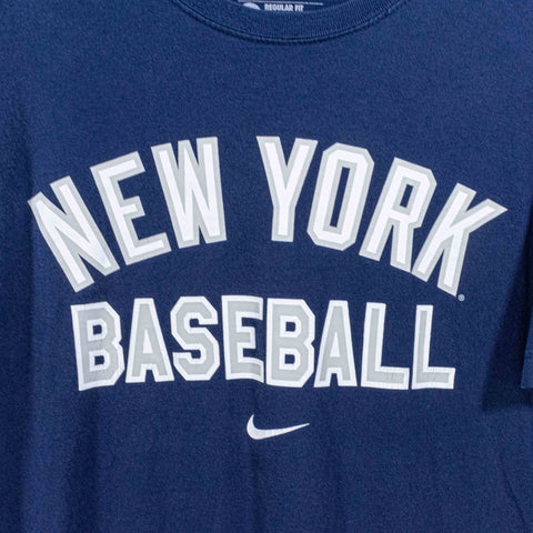 New York Yankees NIKE Center Swoosh T-Shirt MLB Baseball