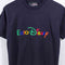 Euro Disney T-Shirt Embroidered Rainbow Logo