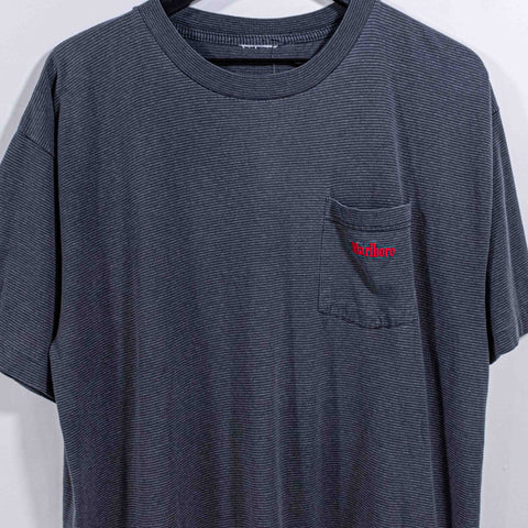 Marlboro Striped Pocket T-Shirt