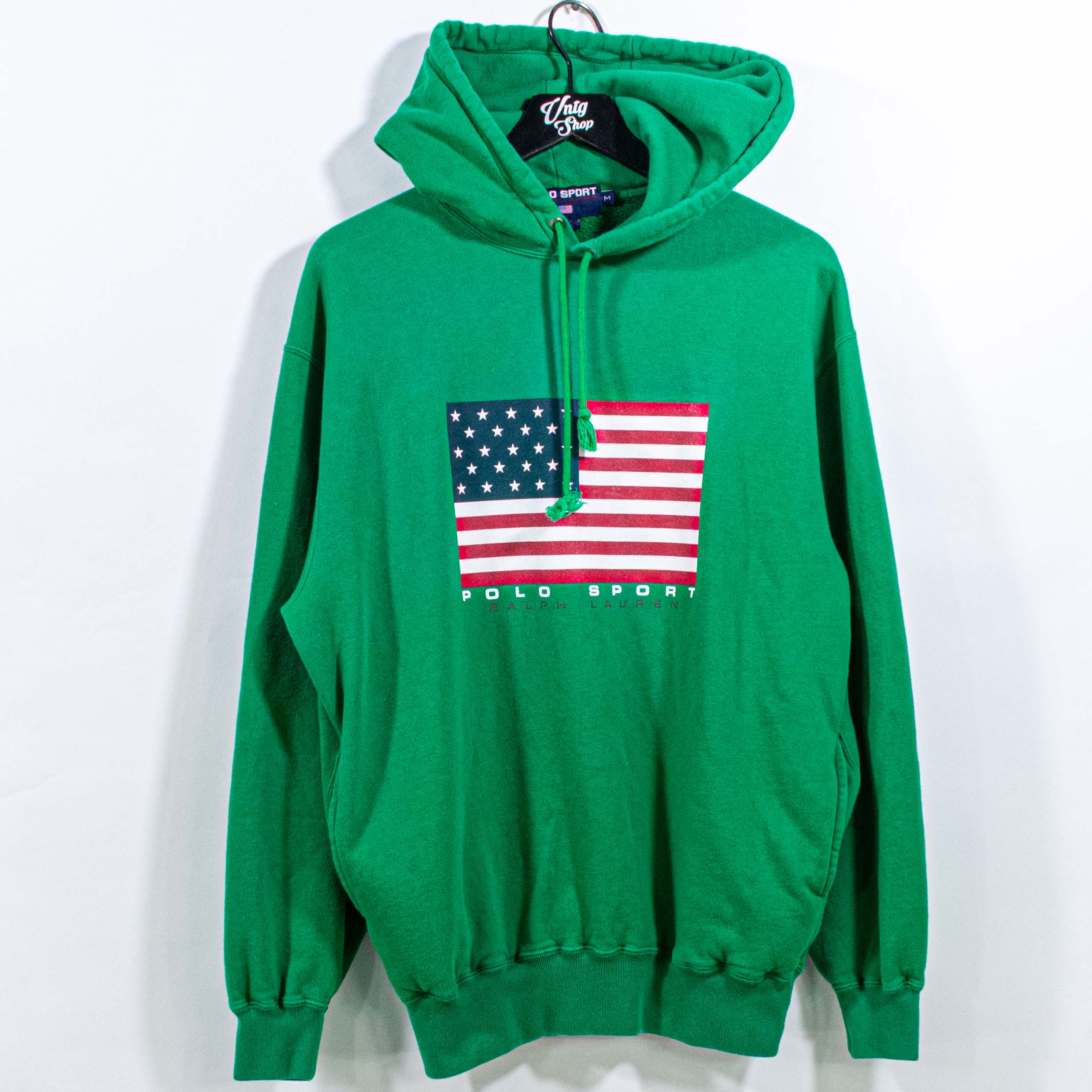 Outlet Polo Ralph Lauren Polo Alpine USA FLAG Hoodie Sweatshirt