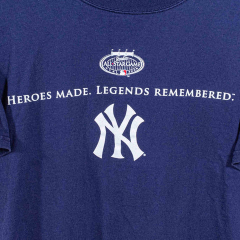 2008 MLB All Star Game New York T-Shirt Yankee Stadium FDNY NYPD