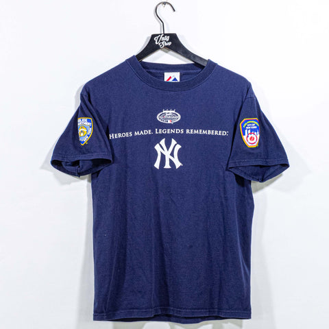 2008 MLB All Star Game New York T-Shirt Yankee Stadium FDNY NYPD