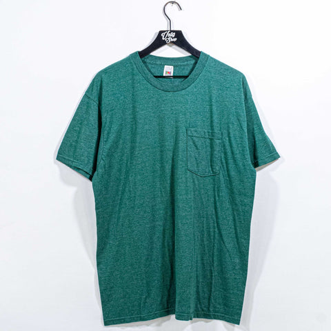 Fruit of The Loom Blank Pocket T-Shirt