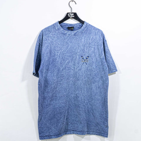 LBI Long Beach Island T-Shirt Overdyed Stone Wash Copa Banana