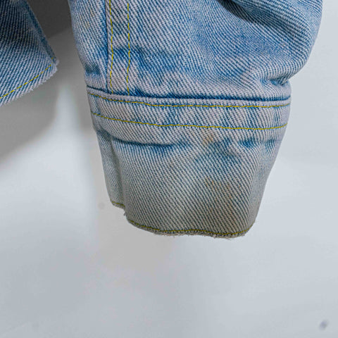 LEE Storm Rider Sherpa Lined Denim Jacket Union Made in USA