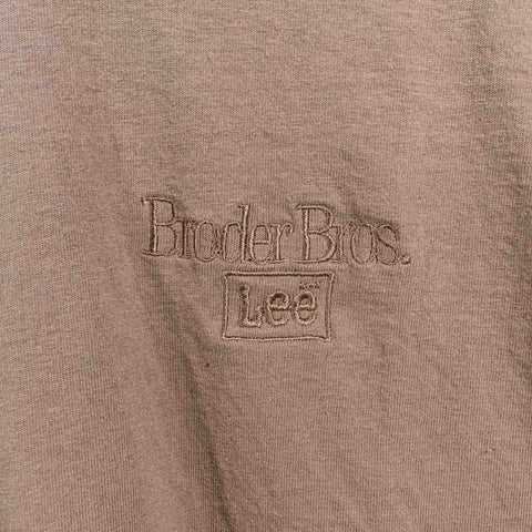 LEE Tonal Brown T-Shirt Broder Bros Promo