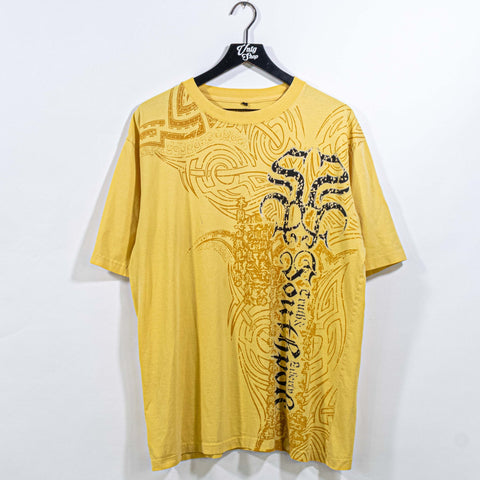 SouthPole AOP Tattoo Style T-Shirt Mall Cyber Goth