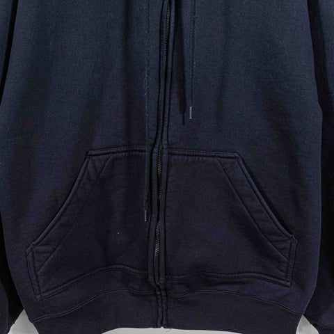 Lands End Zip Up Hoodie Sweatshirt Made in USA
