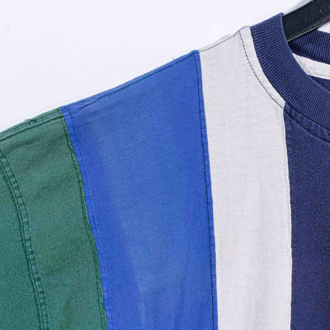 Surf Skate Striped Henley T-Shirt Blueprint