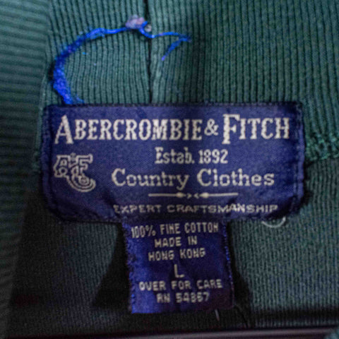 Abercrombie & Fitch Green Tonal Turtleneck Shirt