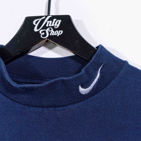 NIKE Swoosh Mock Neck Shirt Long Sleeve