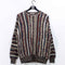 Textured 3D Hip Hop Biggie Striped Sweater Florence Tricot