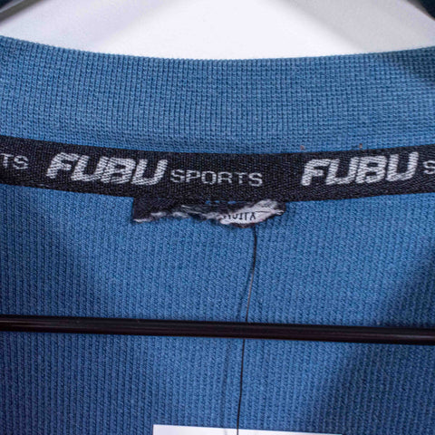 FUBU The Collection Striped Sweater Hip Hop Baggy