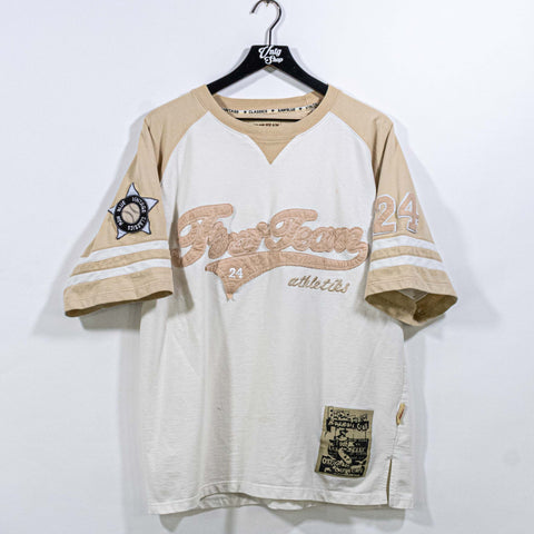 Raw Blue First Team Athletics Baseball T-Shirt