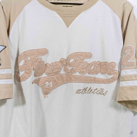 Raw Blue First Team Athletics Baseball T-Shirt