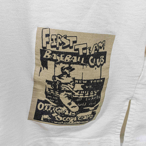 Raw Blue First Team Athletics Baseball T-Shirt