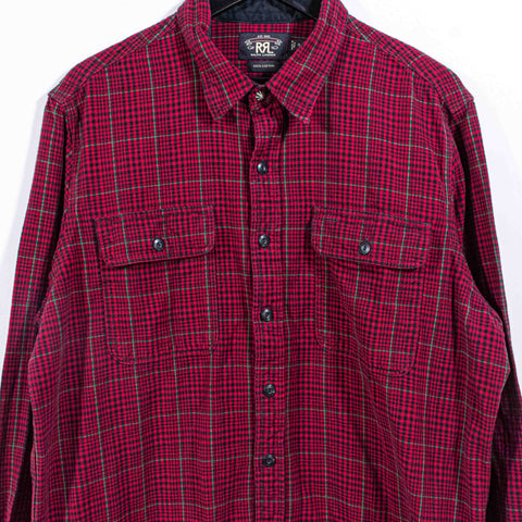 RRL Double RL Ralph Lauren Plaid Flannel Shirt