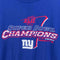 New York Giants Super Bowl Champions XLII T-Shirt NFL Football