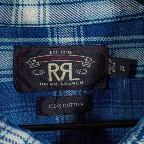 RRL Double RL Ralph Lauren Plaid Flannel Shirt