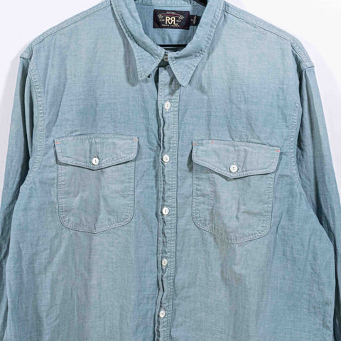 RRL Double RL Ralph Lauren Chambray Button Shirt