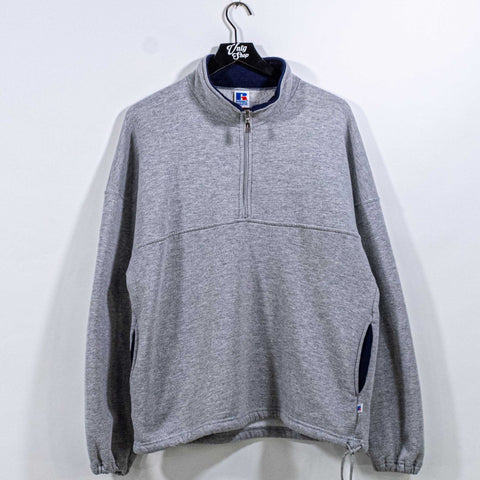 Russell Athletic Blank 1/4 Zip Sweatshirt Made in USA