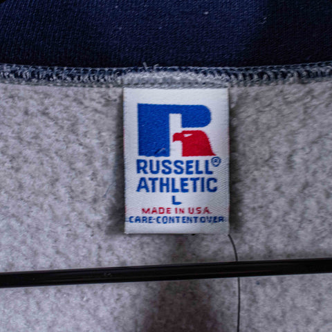 Russell Athletic Blank 1/4 Zip Sweatshirt Made in USA