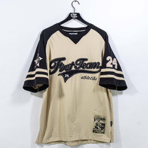 Raw Blue First Team Athletics Baseball T-Shirt