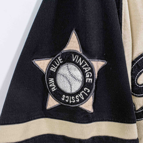 Raw Blue First Team Athletics Baseball T-Shirt