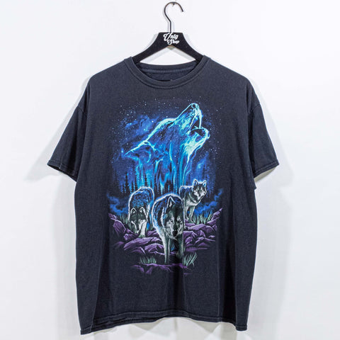 Howling Wolf Nature Mountains T-Shirt ODM